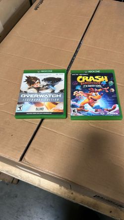Xbox Video Game Overwatch /crash Bandicoot