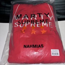 Nahmias Marty Supreme A24 Warm Up Jacket Red Size Large 