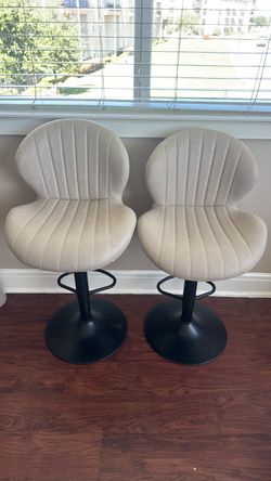 Set of 2 Swivel Bar Stools