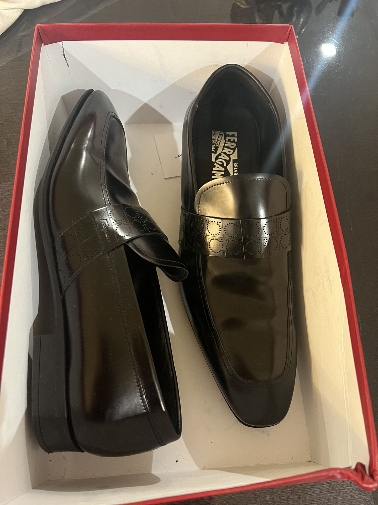 salvatore ferragamo Men Shoes, Black, 9 1/2