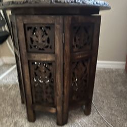 Patterned End Table