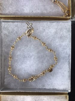 Gold plated bracelets