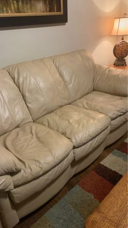 Leather couch