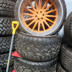 26" Wheels 6 Lug With Tires 