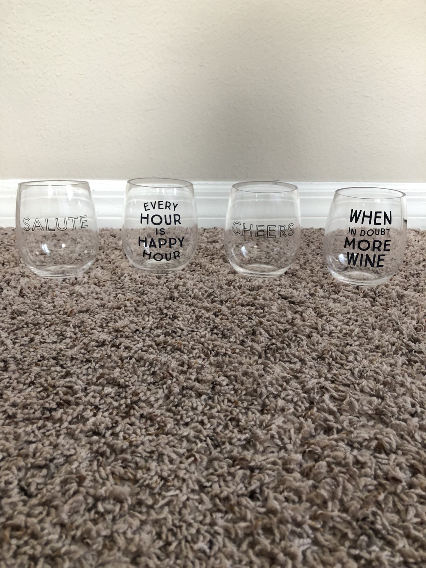 $2 For All 4 Wine Glasses