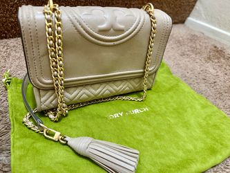 Tory Burch Fleming Leather Crossbody  Bag