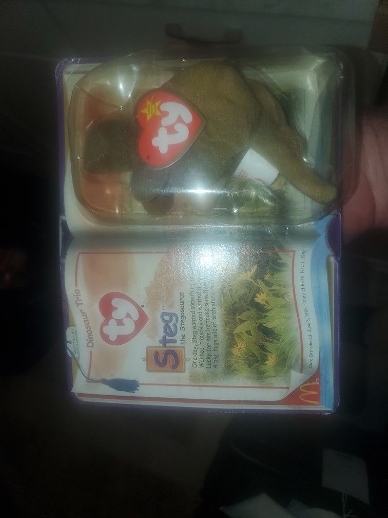 McDonalds Issued Ty Steg In Package Still