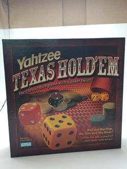 New Yahtzee Texas Hold 'Em Game Poker Dice