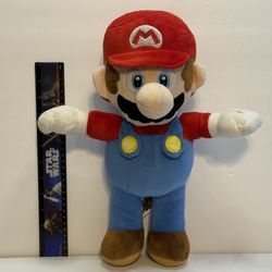 Super Mario 15" Mario Stuffed animal Plush doll 2016 Nintendo