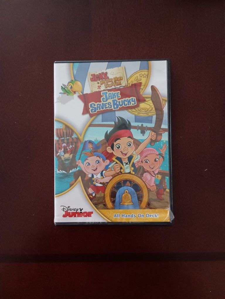 3/$10 🌟 Disney Junior Jake Neverland Pirates: Jake Saves Bucky DVD
