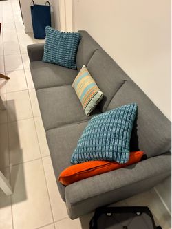 West Elm Gray Sofa