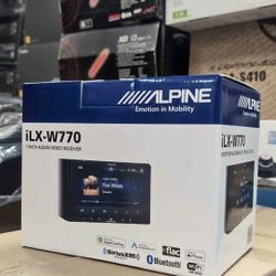 Alpine iLX-W770 Digital Multimedia Receiver with Wireless CarPlay and Android Auto Compatibility
