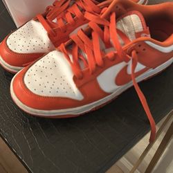 Nike dunks orange 45 size 8