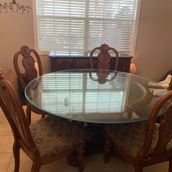 6 Piece Dining Table With Buffet