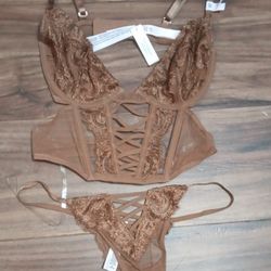 Br@ With th0ng Panties Sz S/M $45 OBO 