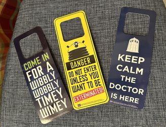 Doctor Who Door Hangers