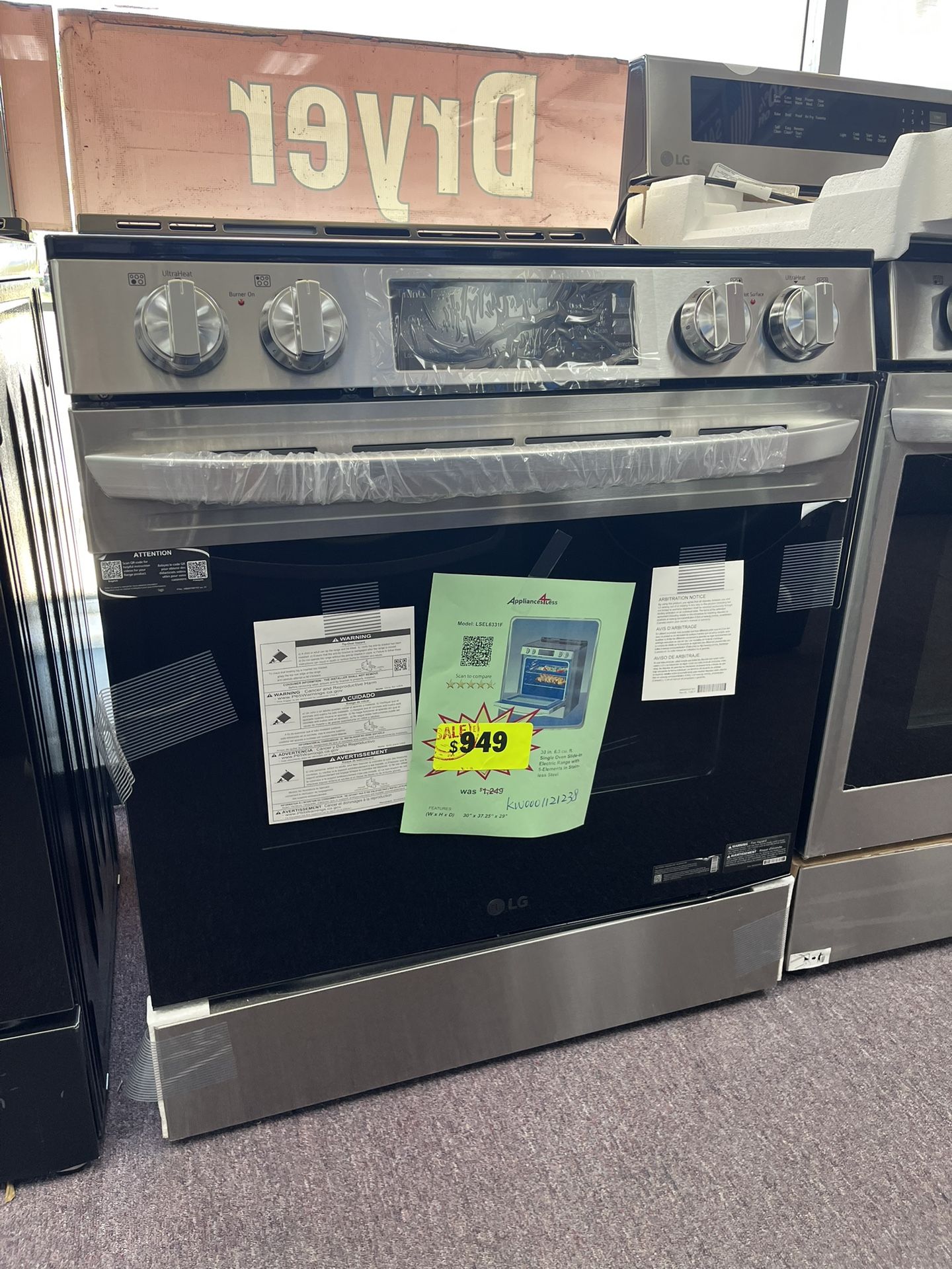 Stove, Oven Range Slide In Stainless Steel hornos de estufa