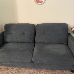 70" Wide Modern Upholstered Tufted Loveseat Sofa