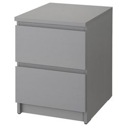 IKEA Malm 2-Drawer Nightstand Set (Pair) – Sleek Bedside Tables with Ample Storage