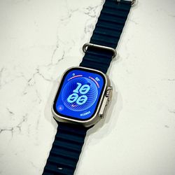 Apple Watch Ultra Titanium + Cellular Built In Comes w Charger I Upgraded To New
