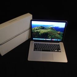 Macbook Pro 15 Inch Retina With Box Updated To Sonoma


