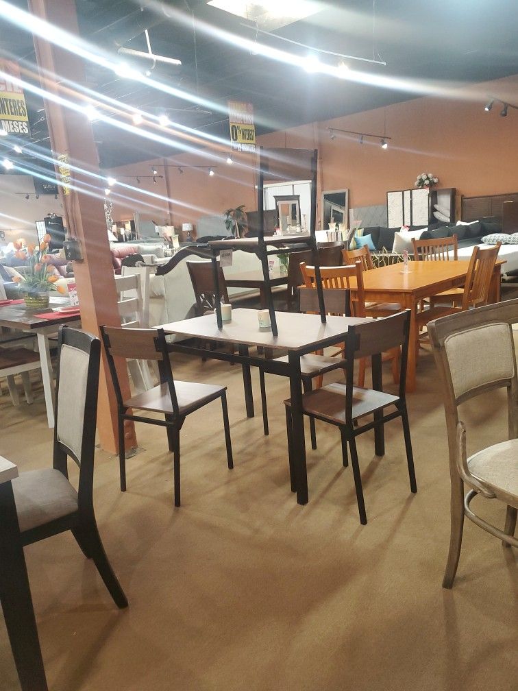 5pc Standard Height Dining Set