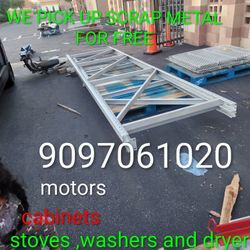 RECOGEMOS METAL, ESTUFAS, PUERTAS DE CARROS MOTORES BATERIAS 