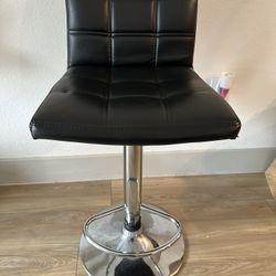 Modern Black Bar Stool