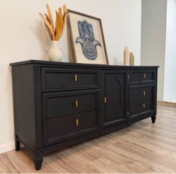 Gorgeous Restored Credenza / Dresser  71”L x 19”W x 32”H