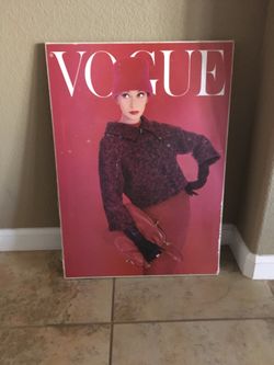 Vogue canvas picture