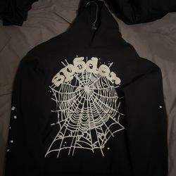 Sp5der Black Hoodie