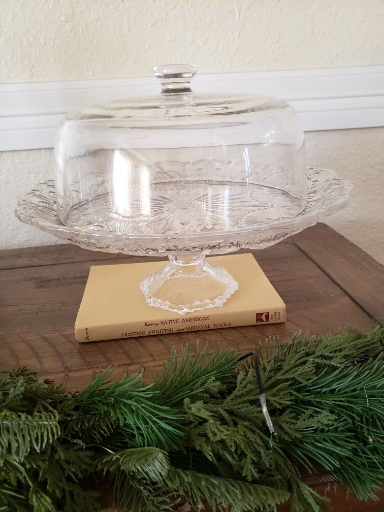 Beautiful Crystal Cake Stand 