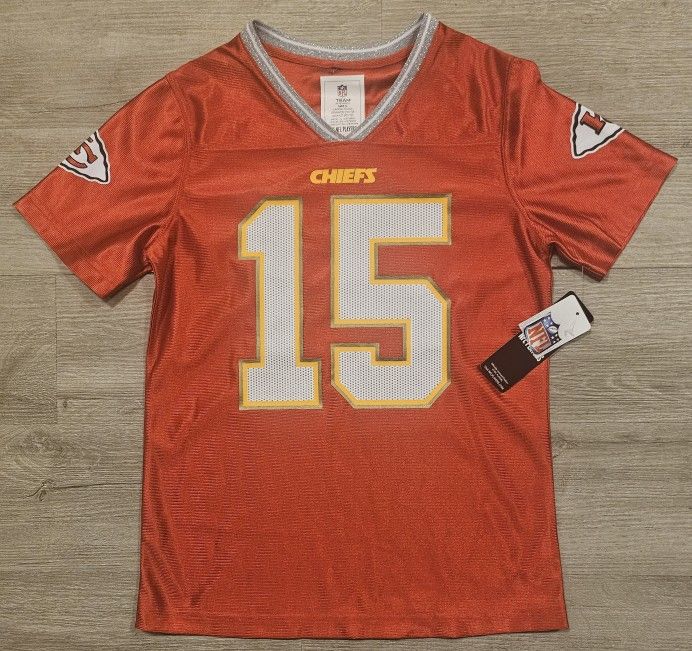 Kansas City Chiefs Official NFL Youth Girls Lrg Mesh Jersey 