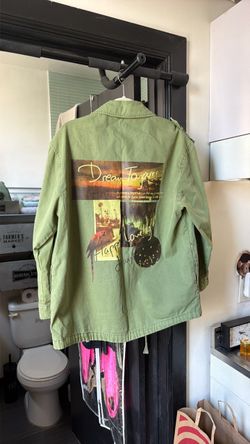 Cool Zara women’s military jacket!  Great condition!  Olive green.  Size Small.  Oversized.  Cash only.  Pick up only.