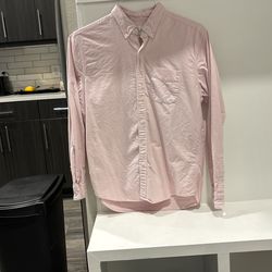 American Eagle Pink Button-Down