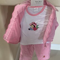 Strawberry Shortcakes Outfit 18months