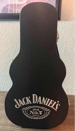 Jack Daniels Limited Edition Guitar Case Box With Bottle Stopper and card. NEW