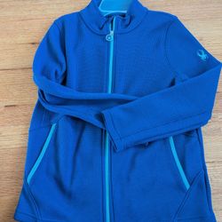 EUC Spyder Jacket Youth XL Purple Ribbed Endure Stryke Full Zip Outdoor