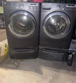 Free- LG Tromm Front-Load Washer and Dryer Set