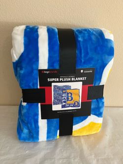New UCLA Super Plush Blanket 60x70-inch Heavy Fleece Throw 🌻