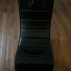 Blacks Leather Gaming Rocking Chair