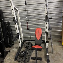 Gym Weights Bar Weight Bench 