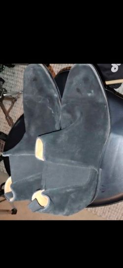 Men's size 13 Neiman Marcus black suede dress boots work travel