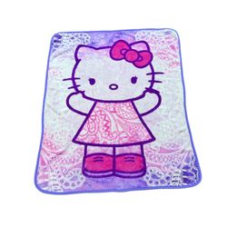 Hello Kitty Lace Sky Baby Blanket AS IS (READ)