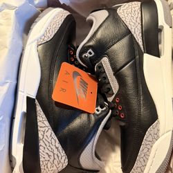 Jordan 3 Black Cement Size 9 1/2