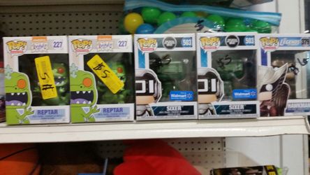 Reptar, birdman, and sixer figurines $5 a piece