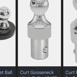 Curt Goose Neck Ball Barly Used 