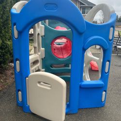 Kids Playground With 2 Slide 