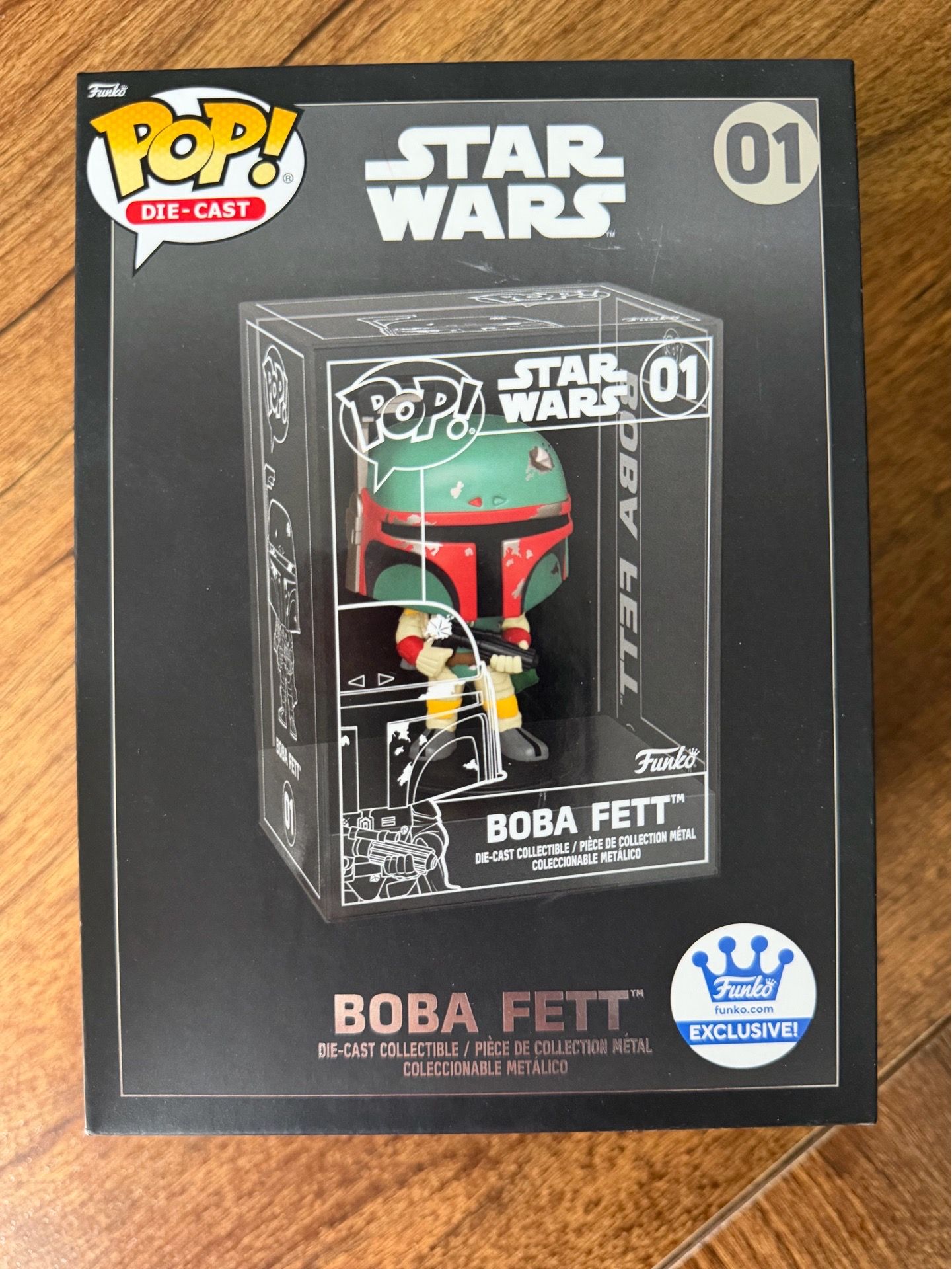 Funko Pop! Die-Cast Boba Fett Exclusivo – Coleccionable Premium de Star Wars