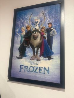 Disney Frozen Framed Movie Poster
